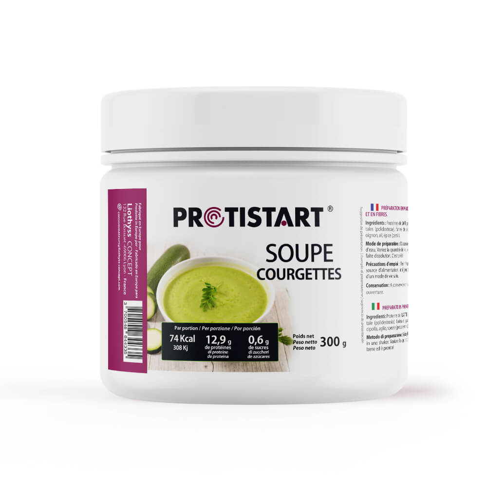 Soupe Courgette protéinée Pot 300g PROTISTART